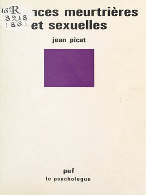 cover image of Violences meurtrières et sexuelles